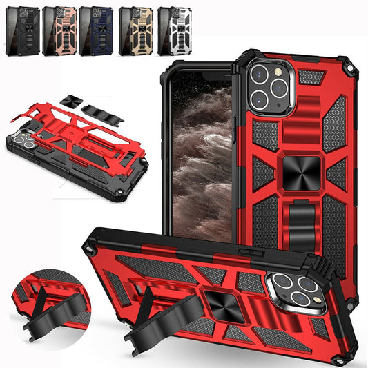 Military Armor Case Magnetic Ring Holder Cover For iPhone - carolay.co