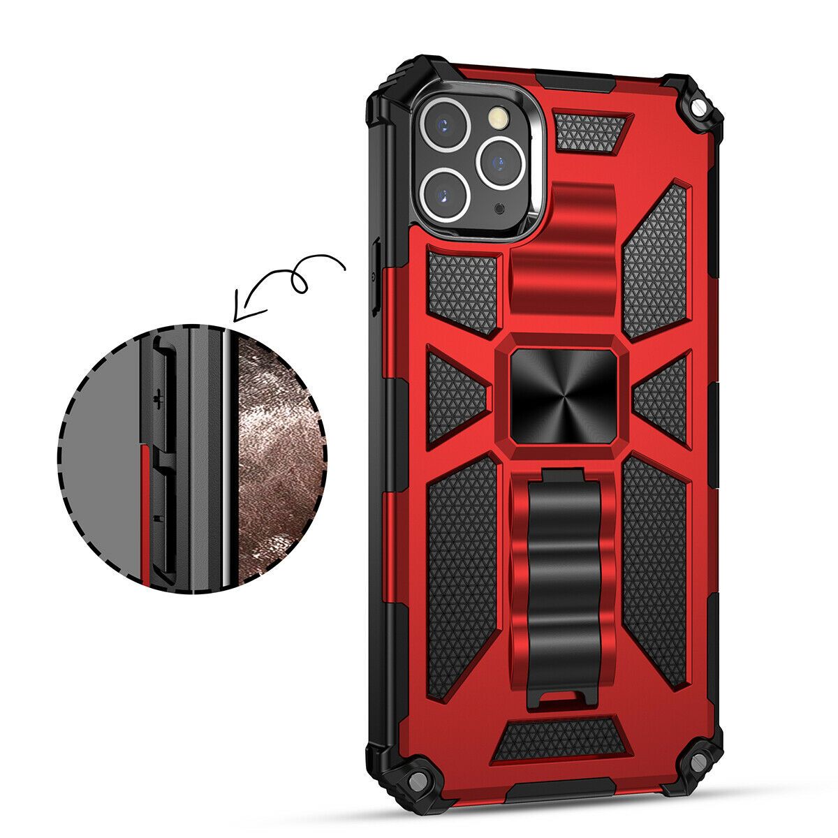 Military Armor Case Magnetic Ring Holder Cover For iPhone - carolay.co