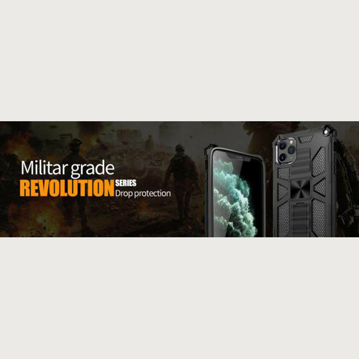 Military Armor Case Magnetic Ring Holder Cover For iPhone - carolay.co