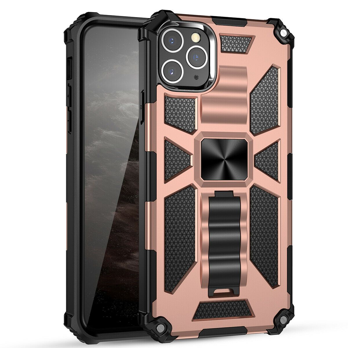 Military Armor Case Magnetic Ring Holder Cover For iPhone - carolay.co