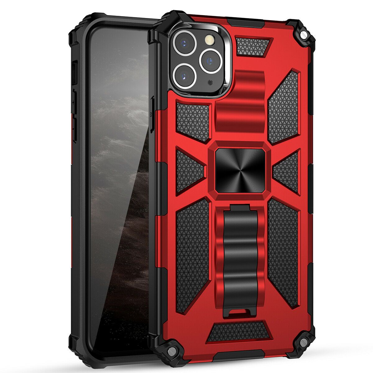 Military Armor Case Magnetic Ring Holder Cover For iPhone - carolay.co