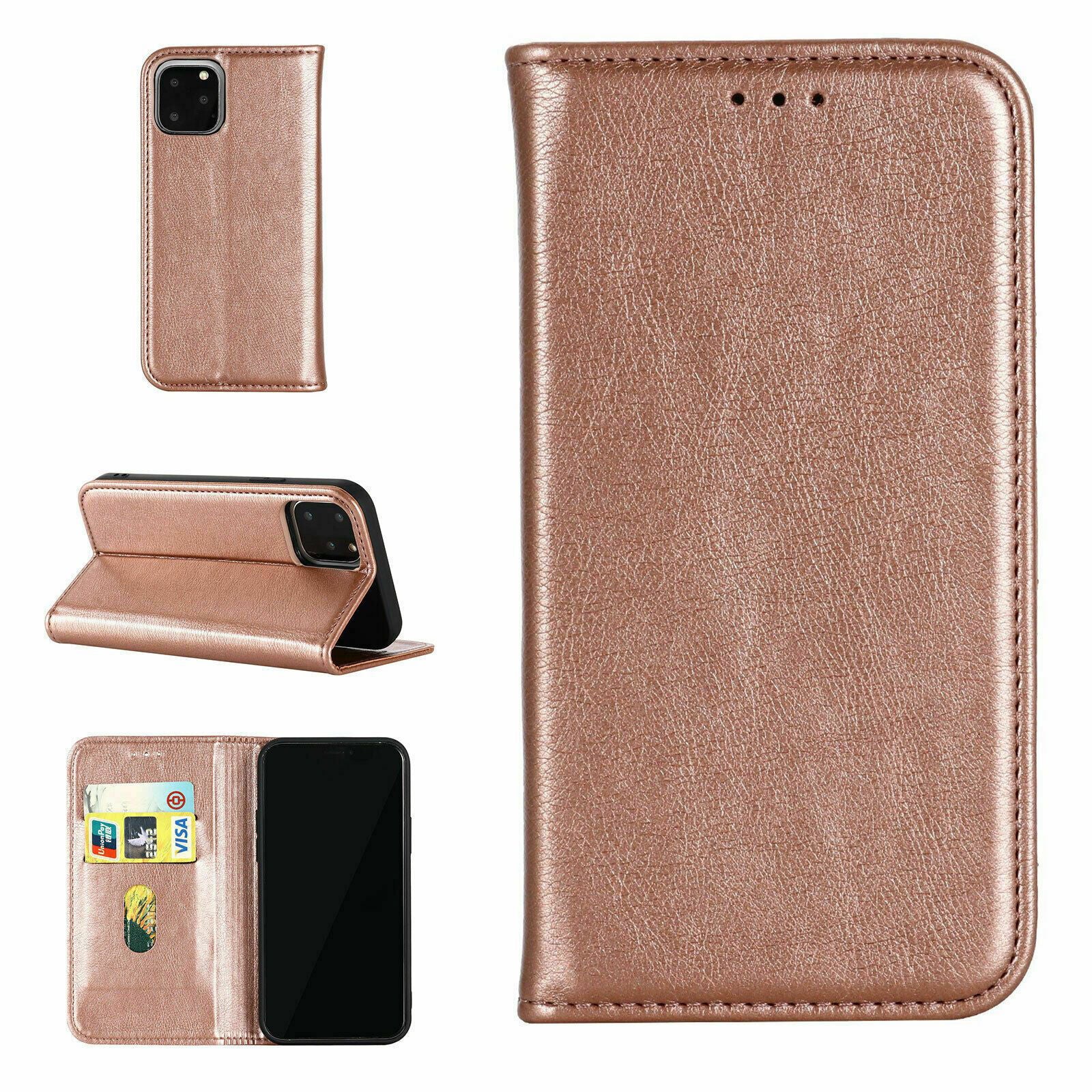 Premium Leather Wallet Card Stand Flip Case For iPhone - carolay.co