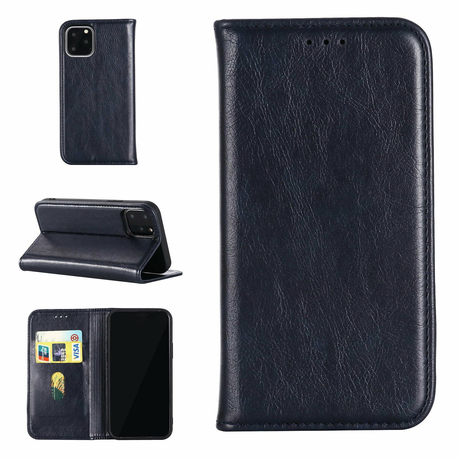 Premium Leather Wallet Card Stand Flip Case For iPhone - carolay.co