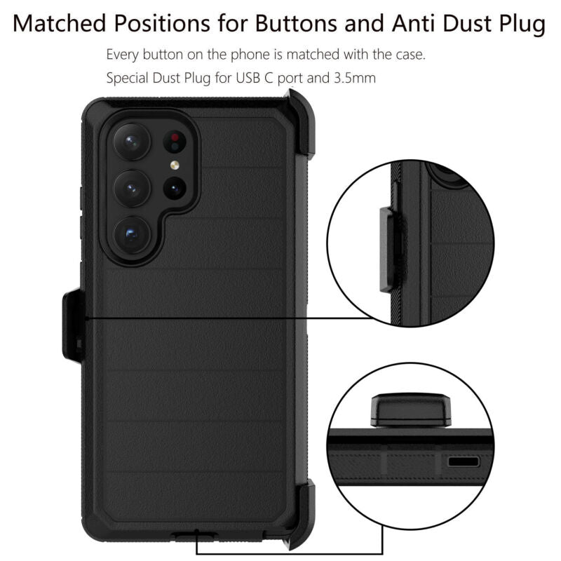 Protective Case for Samsung Galaxy S23 Series with Carbon Fiber Bumper - carolay.co