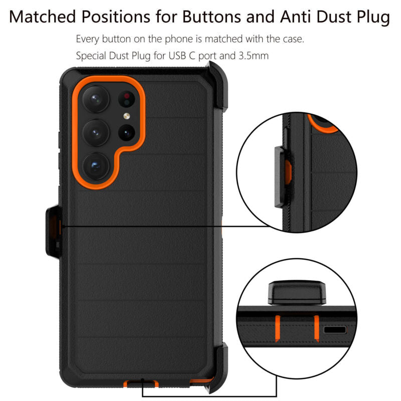 Protective Case for Samsung Galaxy S23 Series with Carbon Fiber Bumper - carolay.co