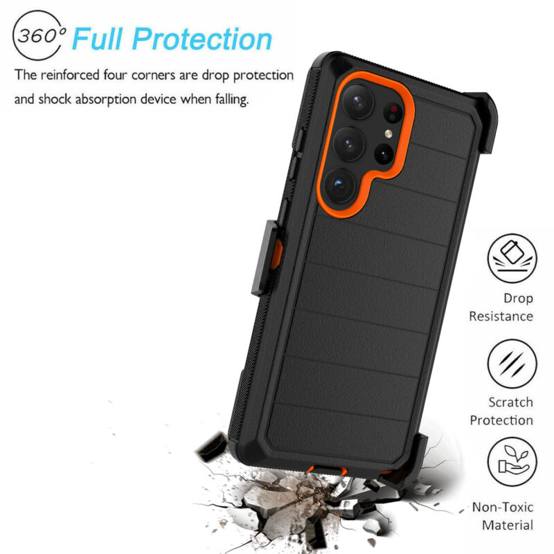 Protective Case for Samsung Galaxy S23 Series with Carbon Fiber Bumper - carolay.co