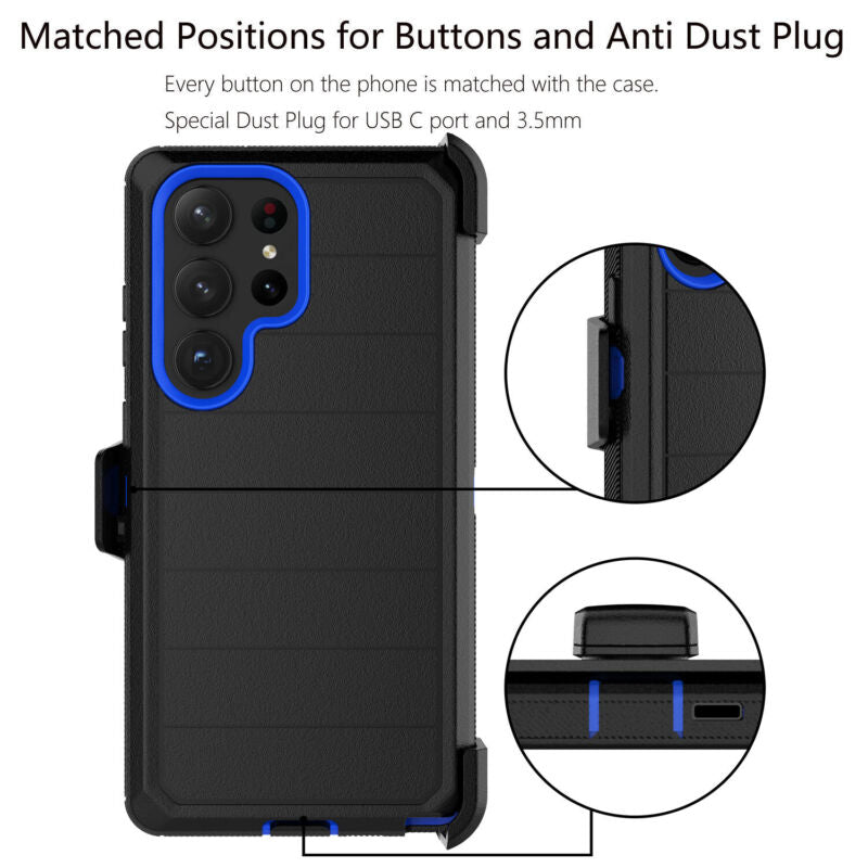 Protective Case for Samsung Galaxy S23 Series with Carbon Fiber Bumper - carolay.co