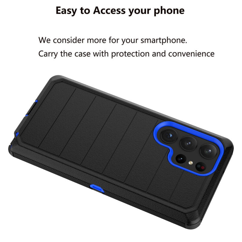 Protective Case for Samsung Galaxy S23 Series with Carbon Fiber Bumper - carolay.co