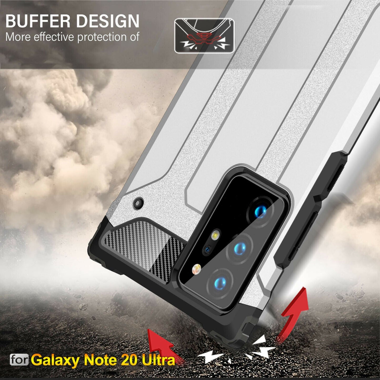 Protective Hybrid Armor Hard Case for Samsung Galaxy S21 Ultra Plus - carolay.co