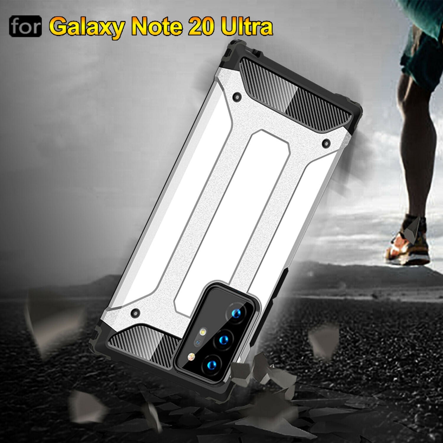 Protective Hybrid Armor Hard Case for Samsung Galaxy S21 Ultra Plus - carolay.co