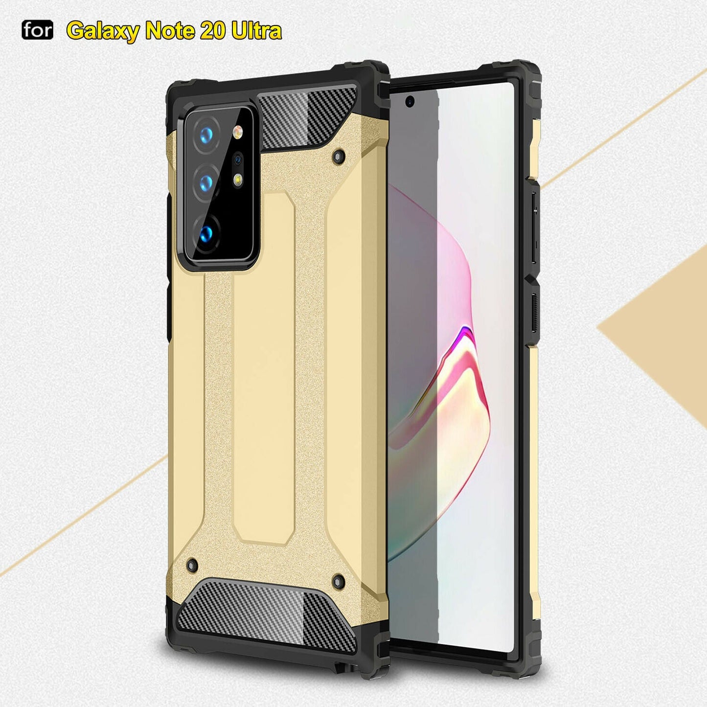 Protective Hybrid Armor Hard Case for Samsung Galaxy S21 Ultra Plus - carolay.co