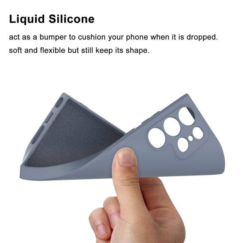 Protective Silicone Case For Samsung S23 Series - carolay.co