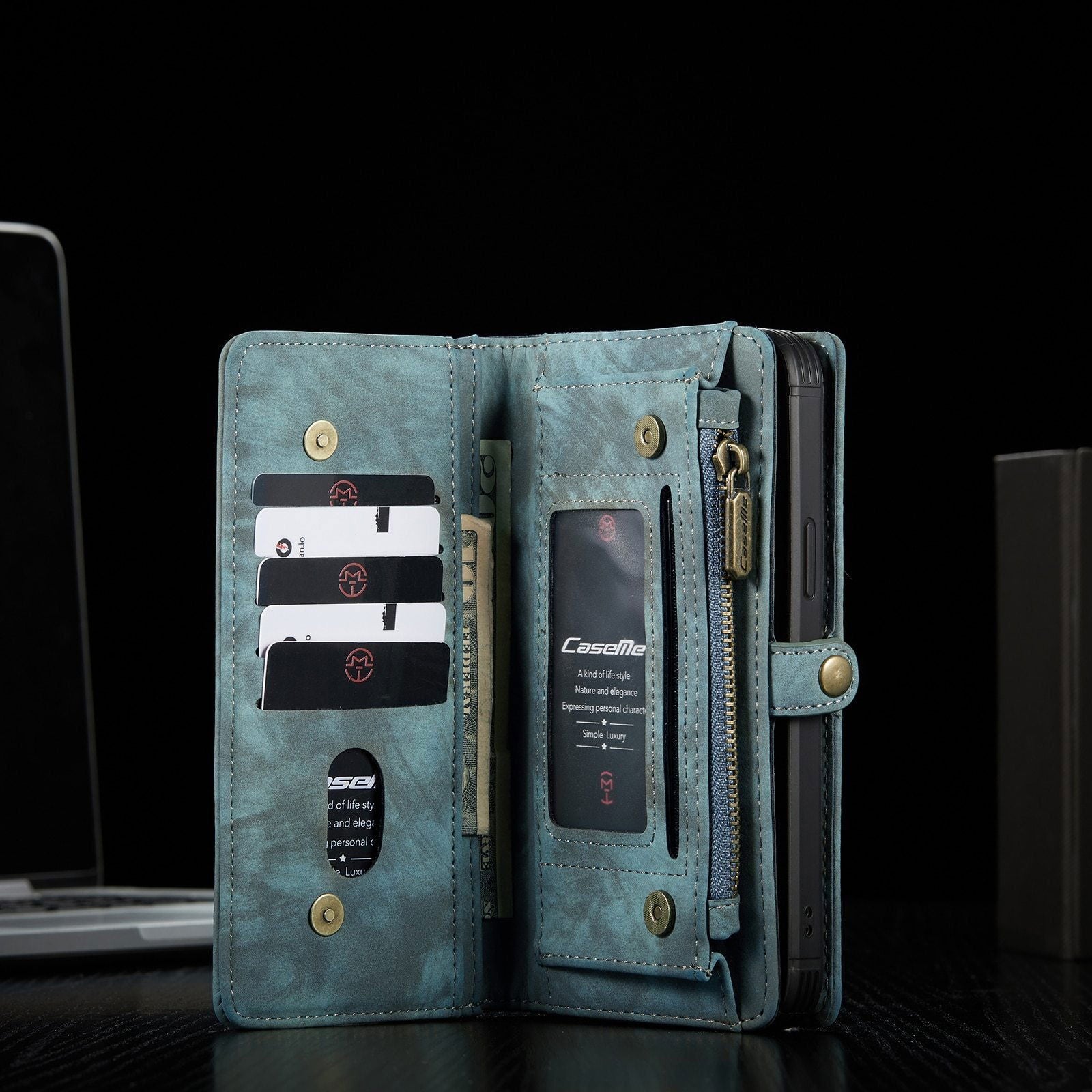 Retro Flip Case Leather Fitted Scratch resistant Case for iPhone - carolay.co