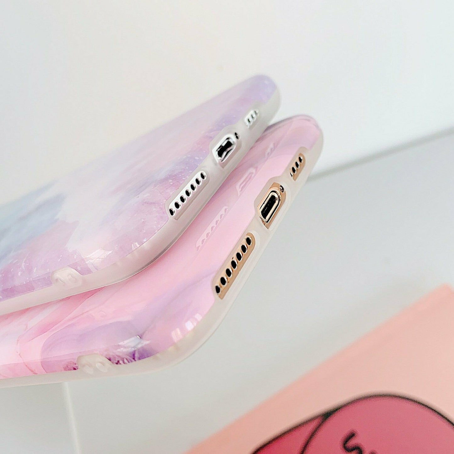 Rubber Marble Slim Soft Case For iPhone - carolay.co