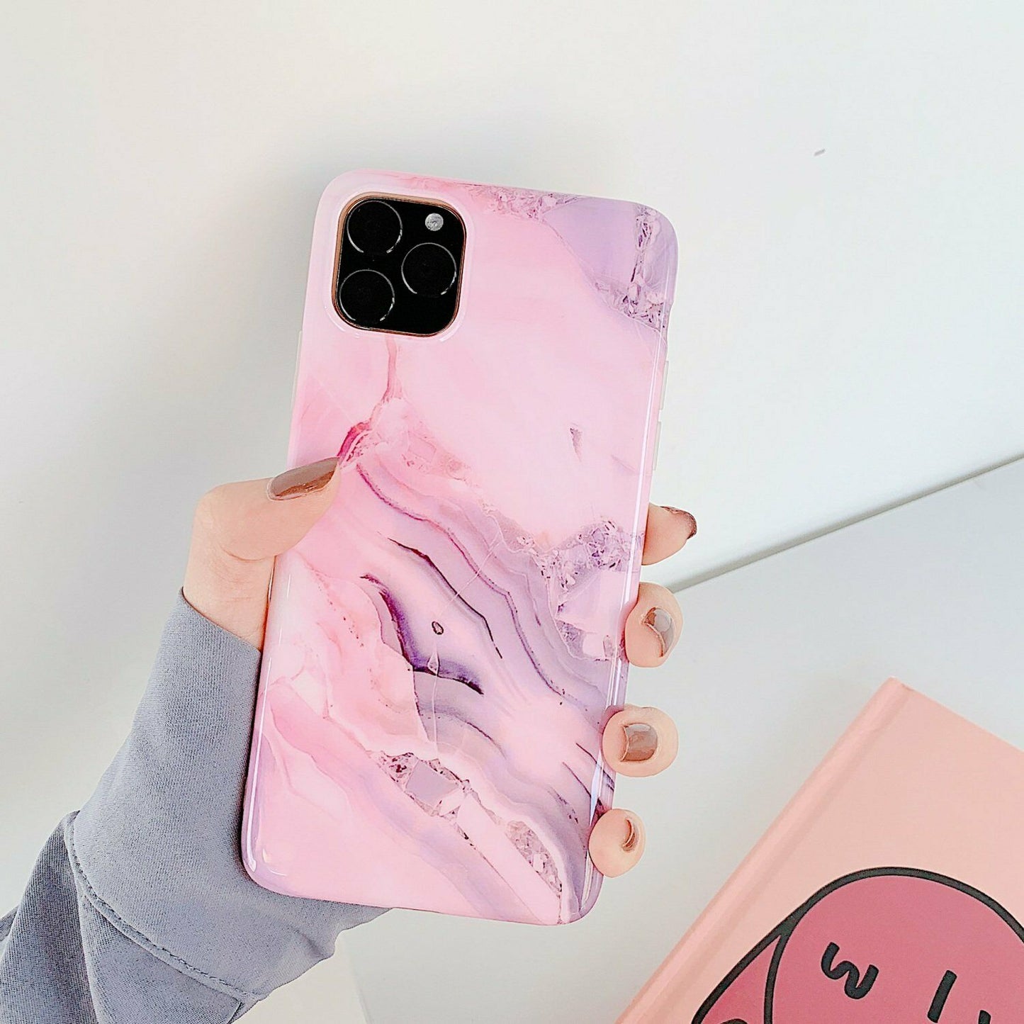 Rubber Marble Slim Soft Case For iPhone - carolay.co