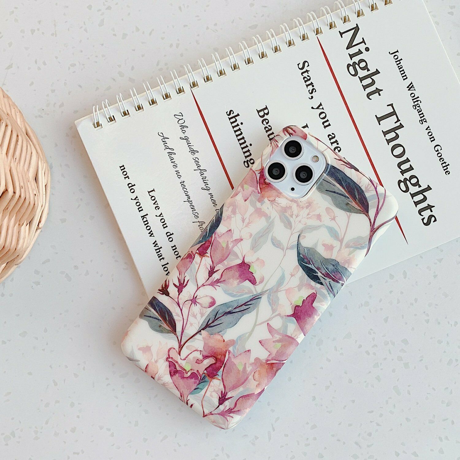 Rubber Marble Slim Soft Case For iPhone - carolay.co
