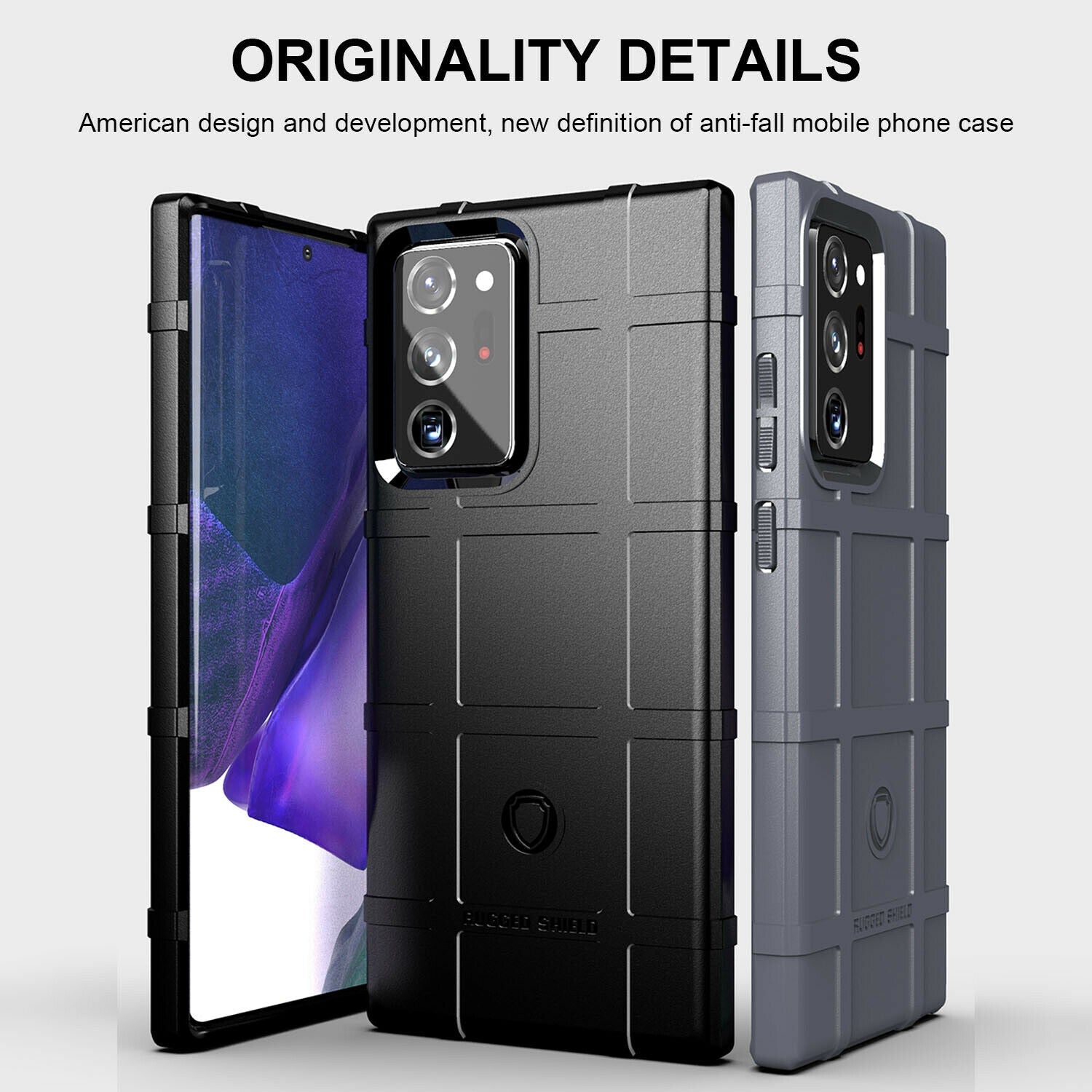 Rugged Shield Rubber Protective Case For Samsung Galaxy S21 Note20 - carolay.co