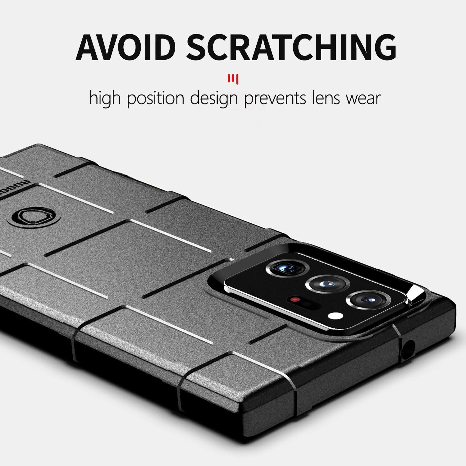 Rugged Shield Rubber Protective Case For Samsung Galaxy S21 Note20 - carolay.co