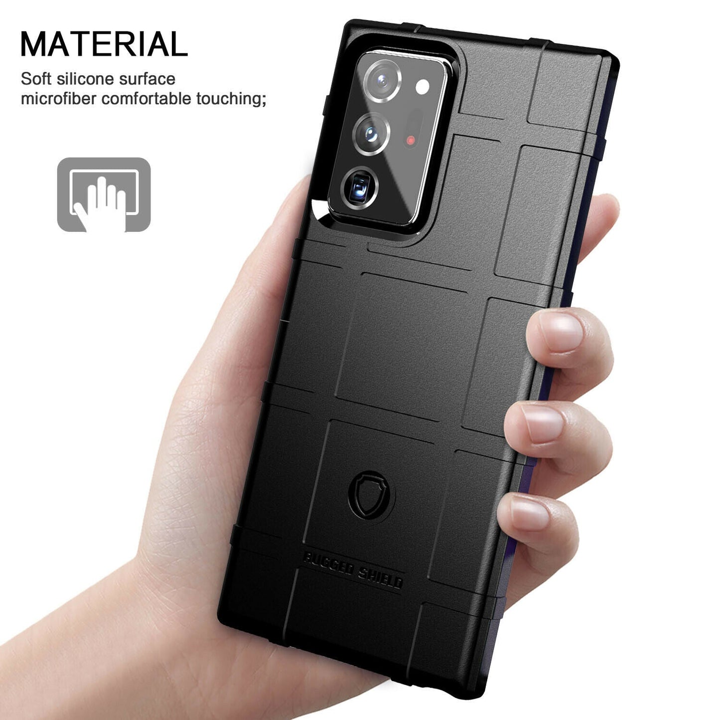 Rugged Shield Rubber Protective Case For Samsung Galaxy S21 Note20 - carolay.co