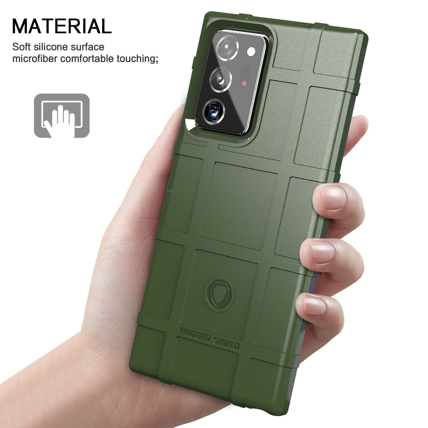 Rugged Shield Rubber Protective Case For Samsung Galaxy S21 Note20 - carolay.co