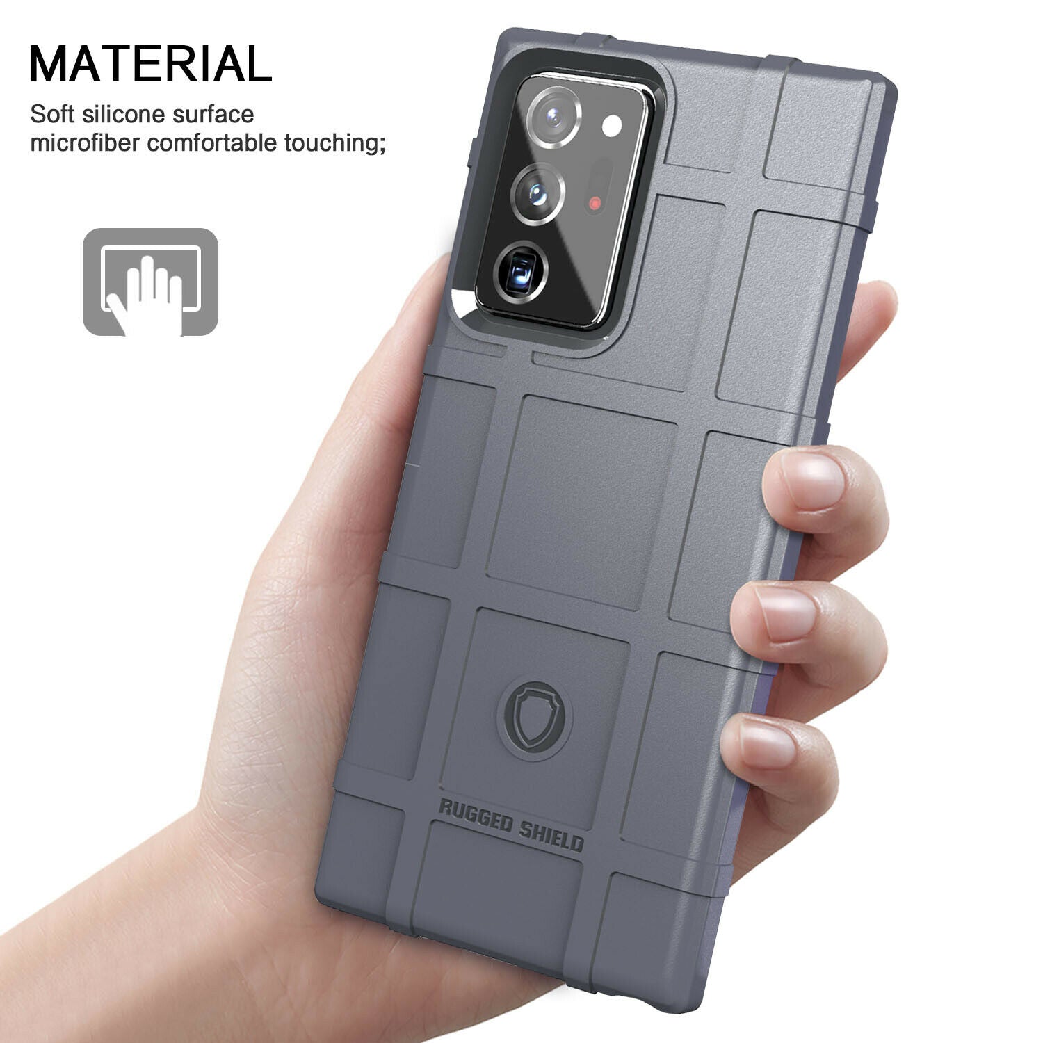 Rugged Shield Rubber Protective Case For Samsung Galaxy S21 Note20 - carolay.co