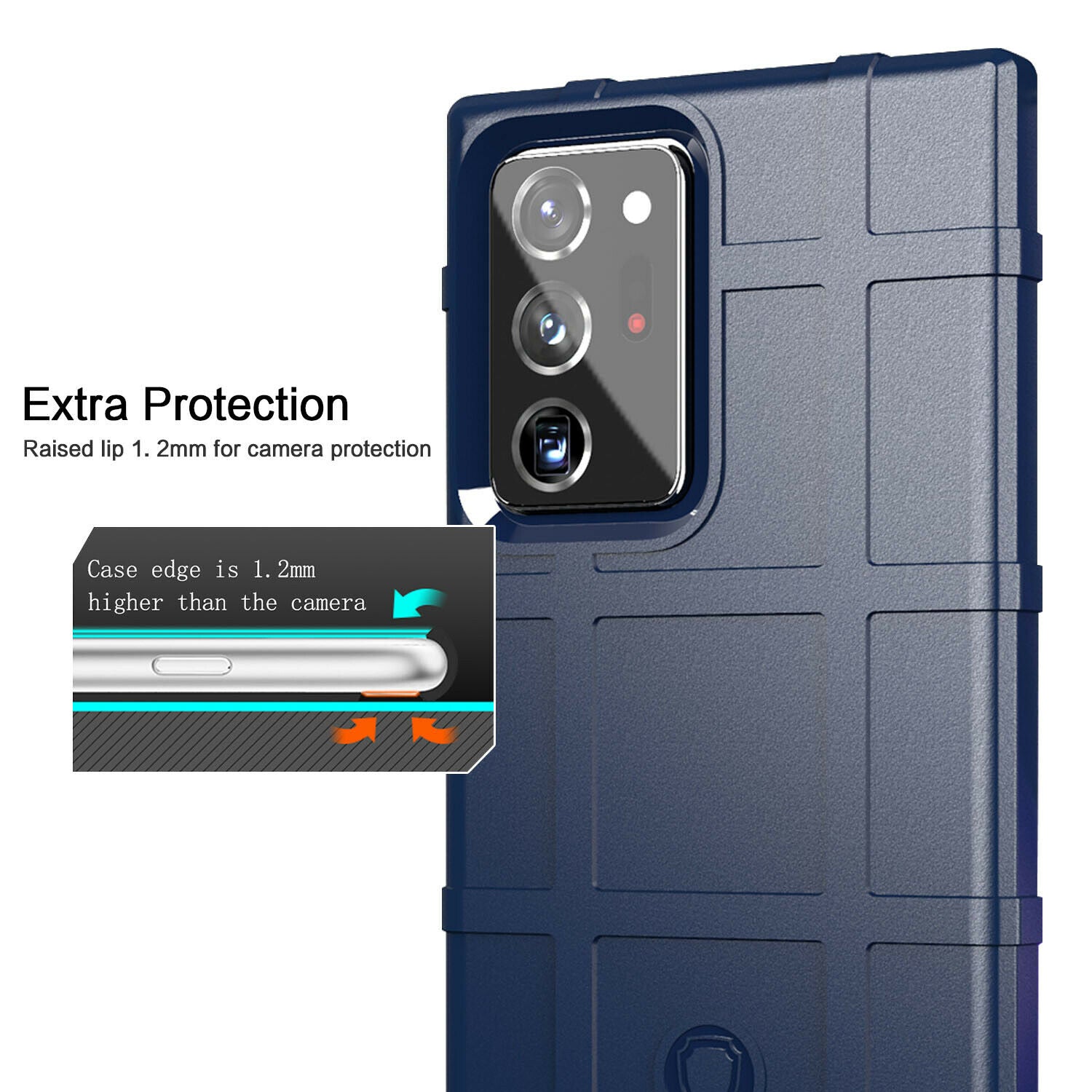 Rugged Shield Rubber Protective Case For Samsung Galaxy S21 Note20 - carolay.co
