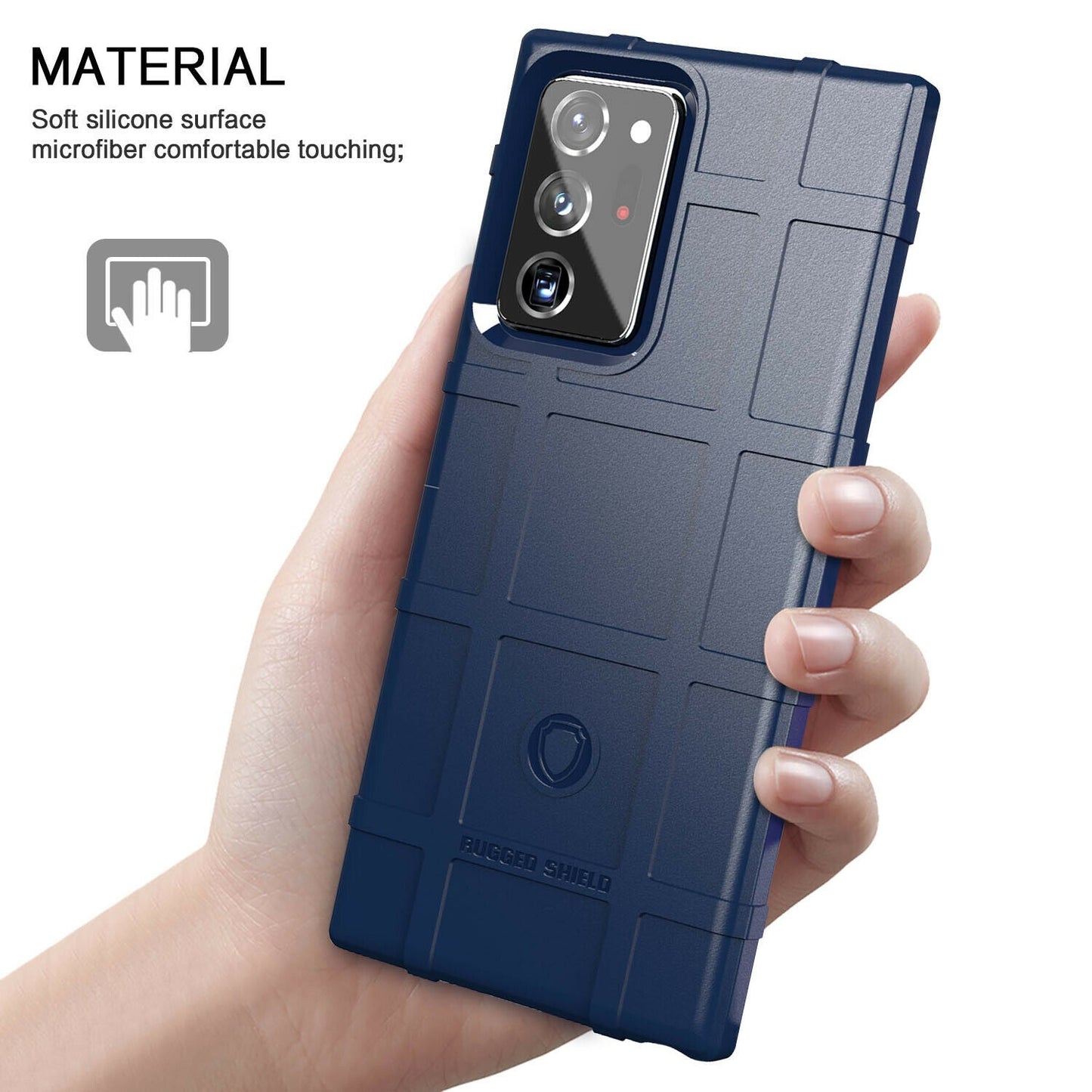 Rugged Shield Rubber Protective Case For Samsung Galaxy S21 Note20 - carolay.co