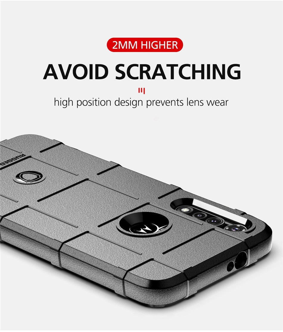 Rugged Shield Silicone Case Shockproof Cover for Motorola - carolay.co