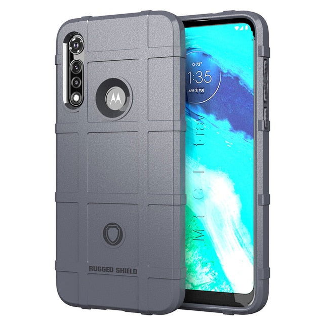 Rugged Shield Silicone Case Shockproof Cover for Motorola - carolay.co