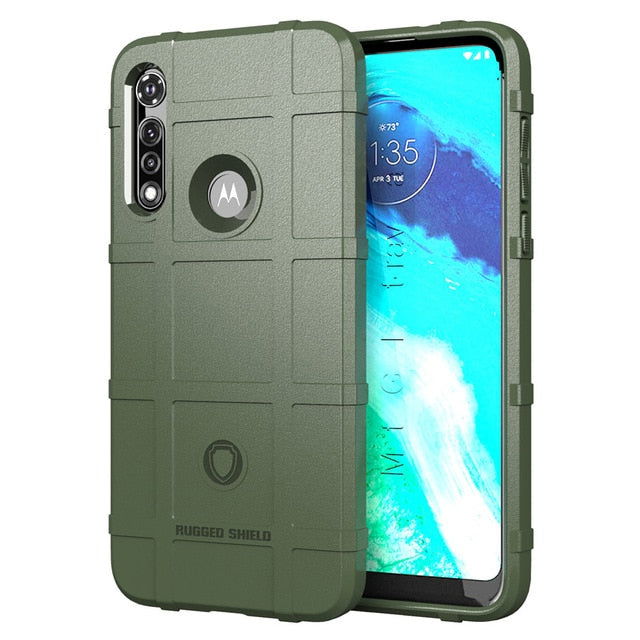 Rugged Shield Silicone Case Shockproof Cover for Motorola - carolay.co