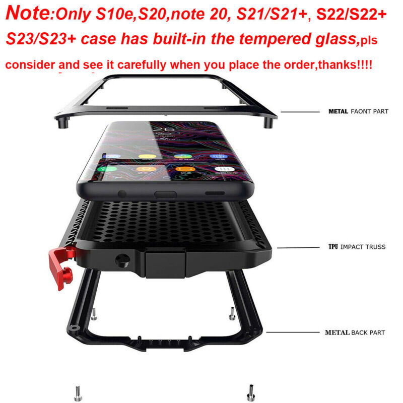 Samsung Galaxy Metal Shockproof Aluminum HEAVY Case - carolay.co