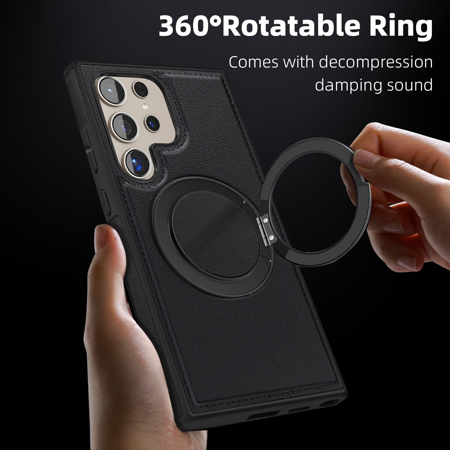 Samsung Galaxy S24 Ultra Magnetic Ring Case with Compatibility - carolay.co