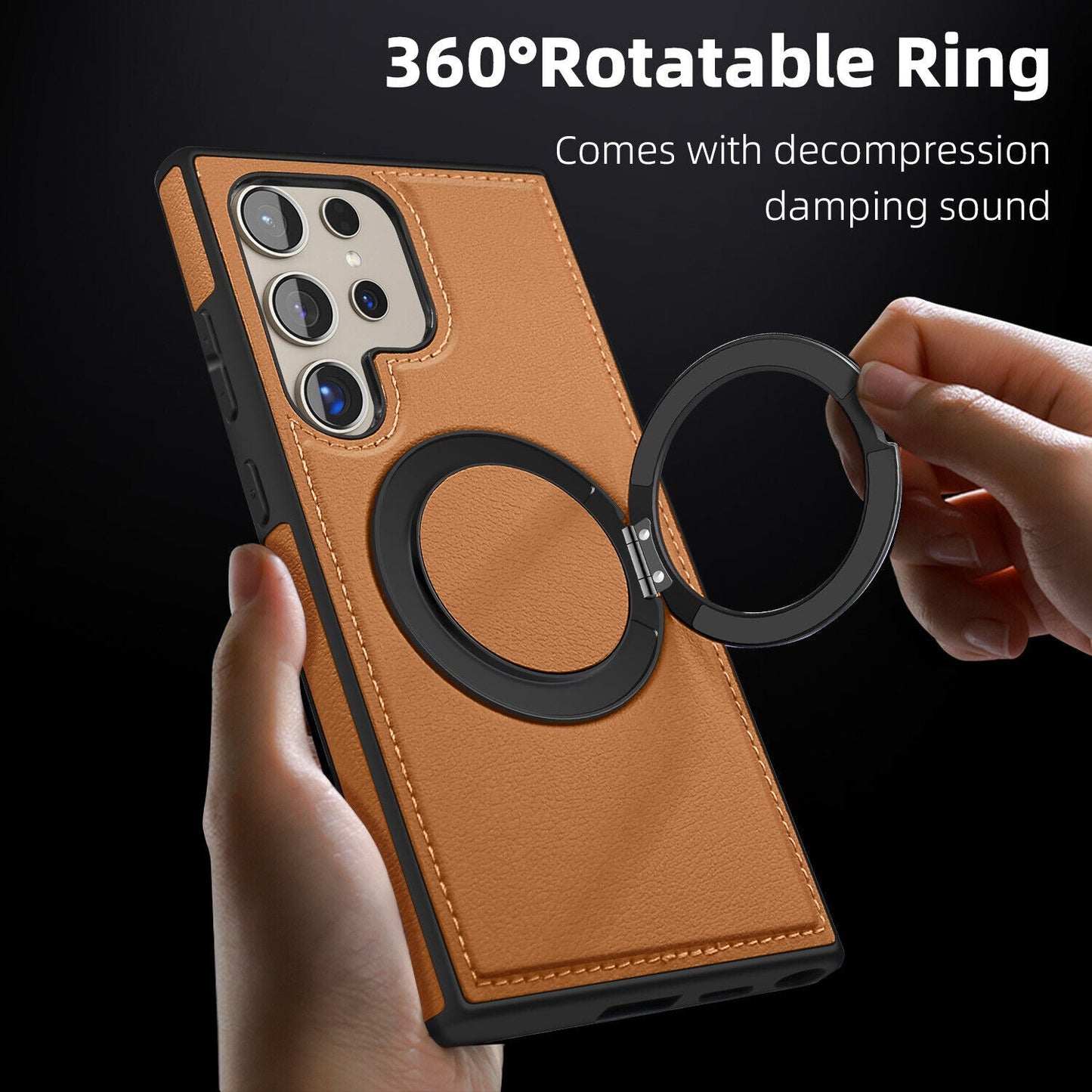 Samsung Galaxy S24 Ultra Magnetic Ring Case with Compatibility - carolay.co
