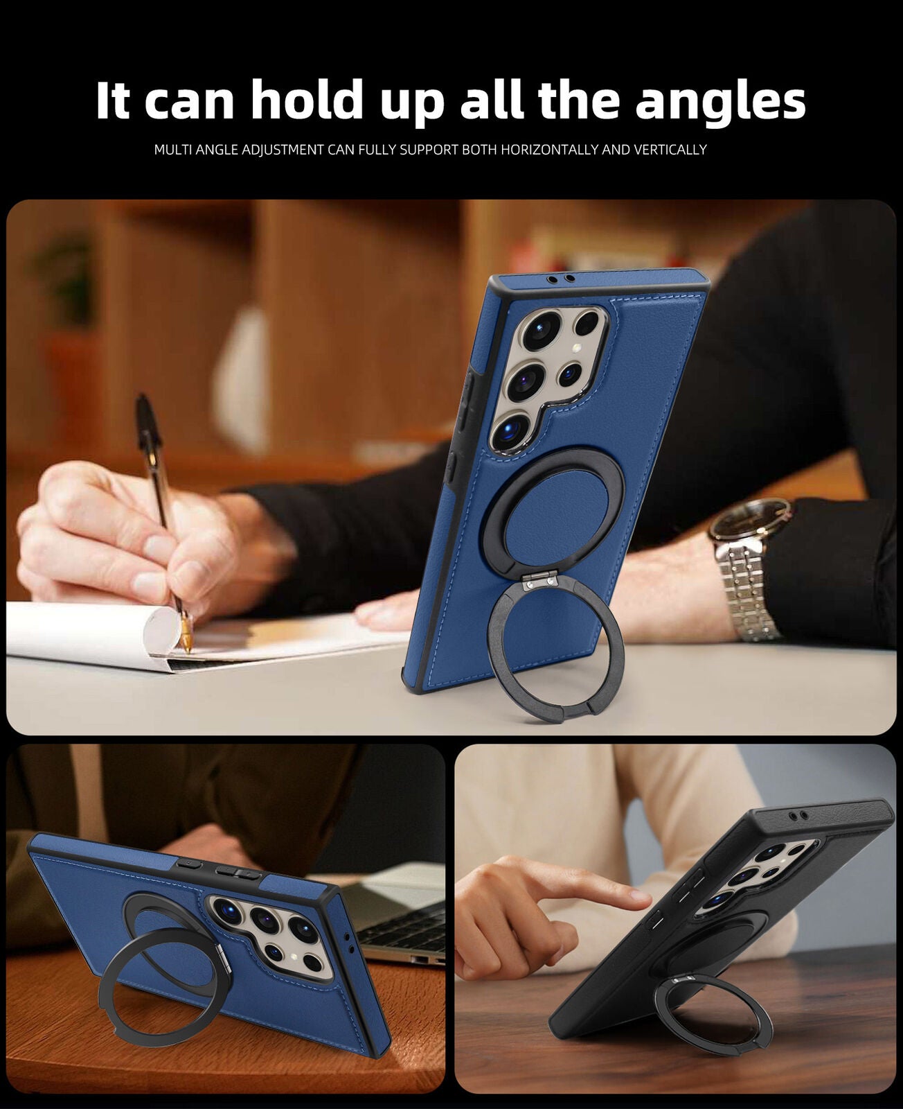 Samsung Galaxy S24 Ultra Magnetic Ring Case with Compatibility - carolay.co