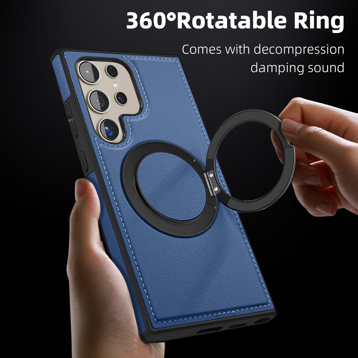 Samsung Galaxy S24 Ultra Magnetic Ring Case with Compatibility - carolay.co