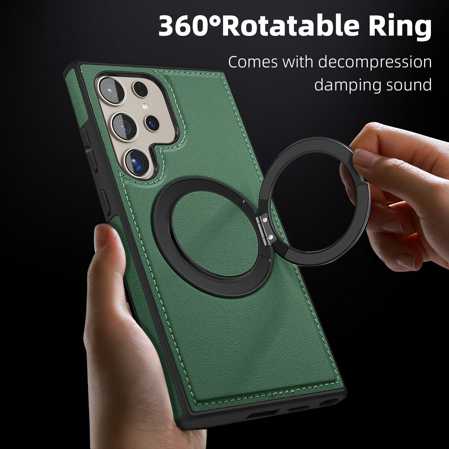 Samsung Galaxy S24 Ultra Magnetic Ring Case with Compatibility - carolay.co