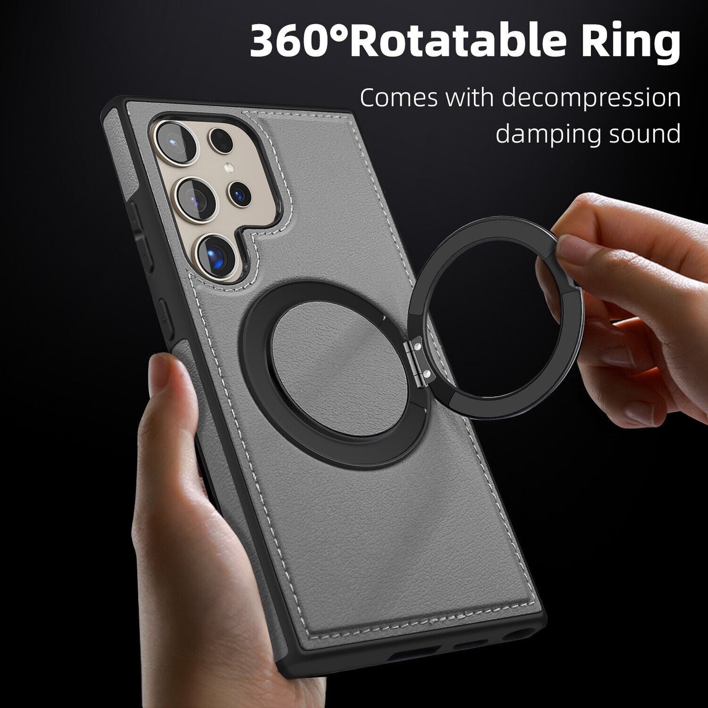 Samsung Galaxy S24 Ultra Magnetic Ring Case with Compatibility - carolay.co
