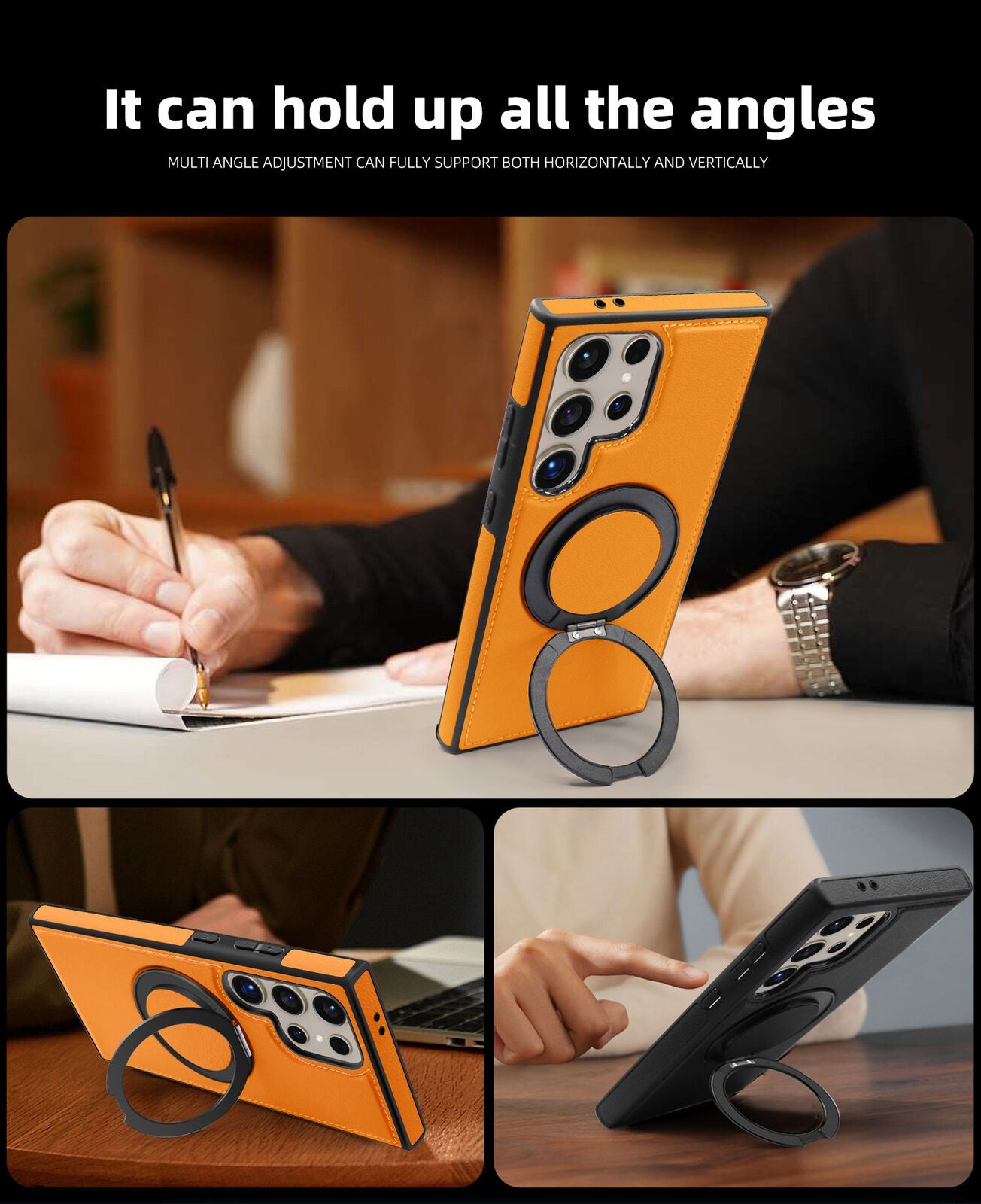 Samsung Galaxy S24 Ultra Magnetic Ring Case with Compatibility - carolay.co