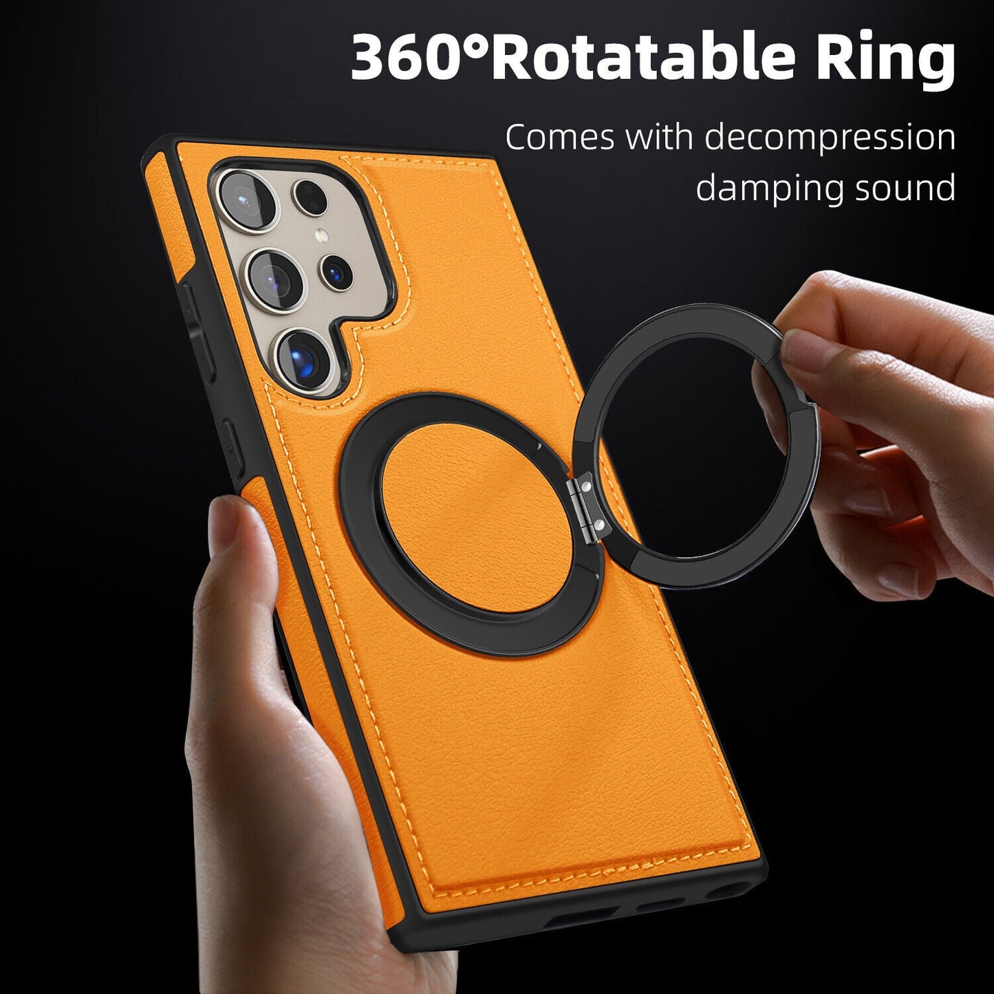 Samsung Galaxy S24 Ultra Magnetic Ring Case with Compatibility - carolay.co