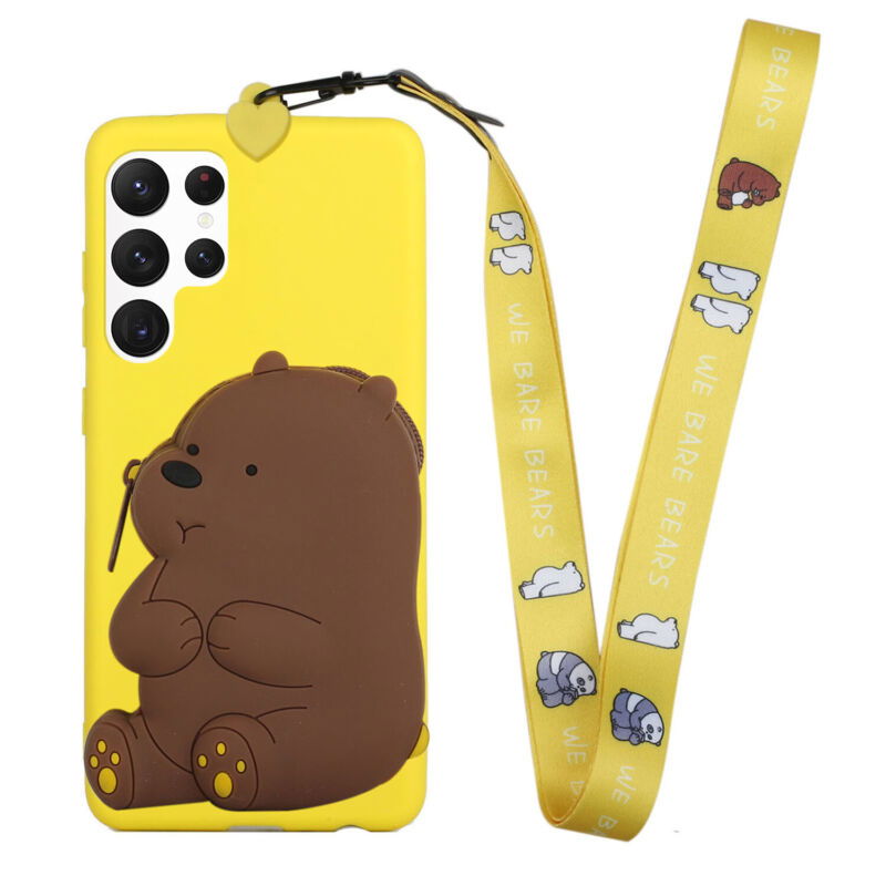 Samsung Galaxy Zipper Pocket Cute Animal Case - carolay.co