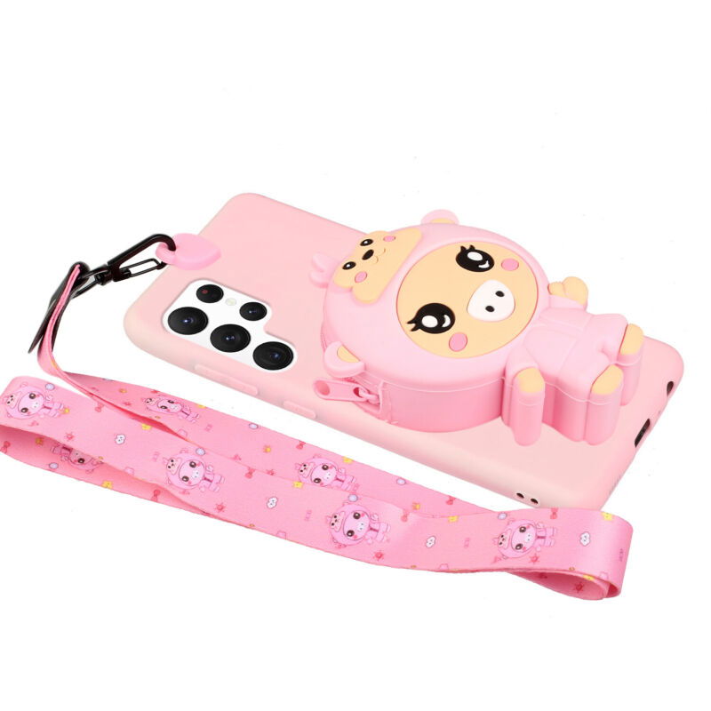 Samsung Galaxy Zipper Pocket Cute Animal Case - carolay.co
