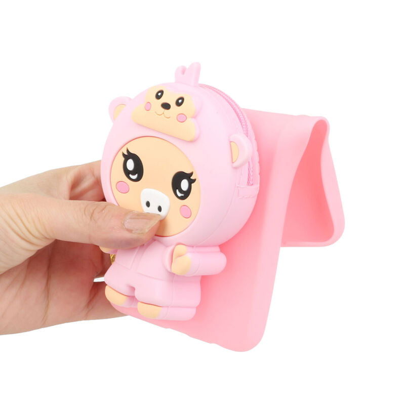 Samsung Galaxy Zipper Pocket Cute Animal Case - carolay.co