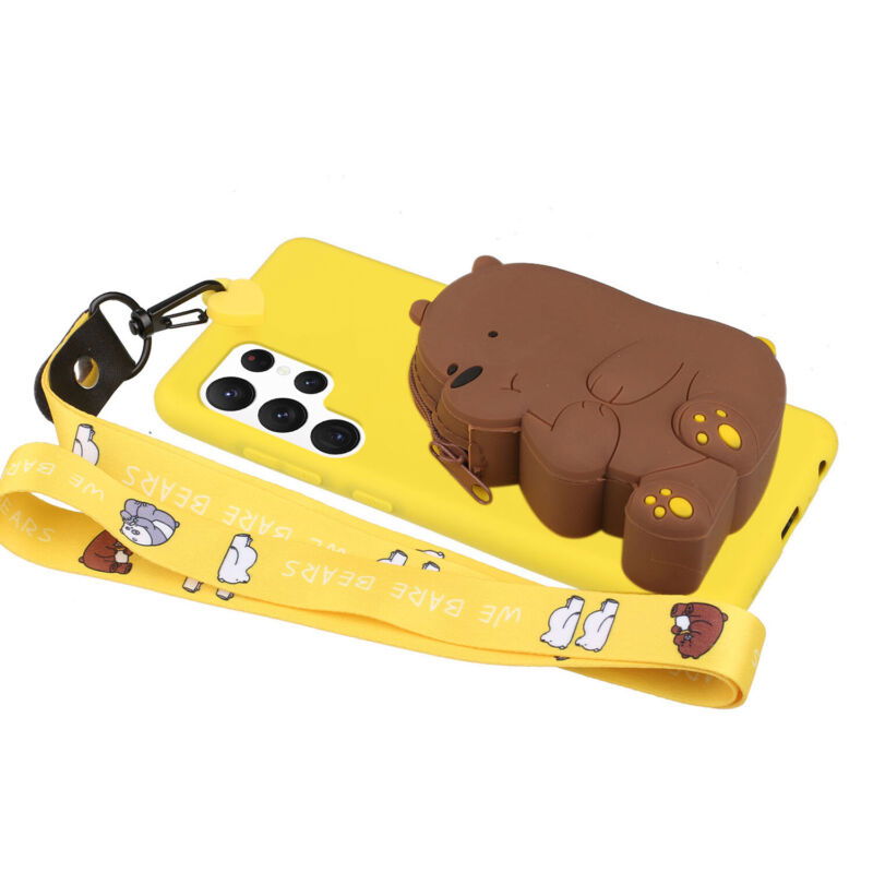 Samsung Galaxy Zipper Pocket Cute Animal Case - carolay.co