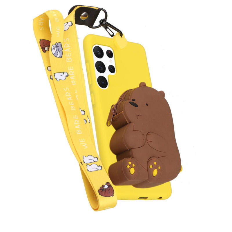 Samsung Galaxy Zipper Pocket Cute Animal Case - carolay.co