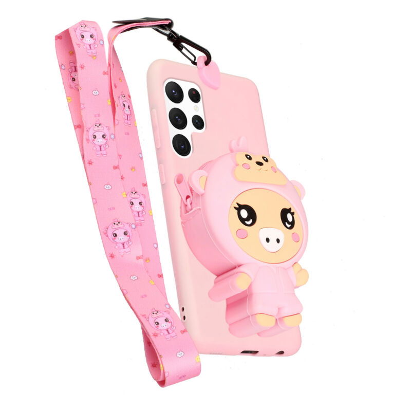 Samsung Galaxy Zipper Pocket Cute Animal Case - carolay.co
