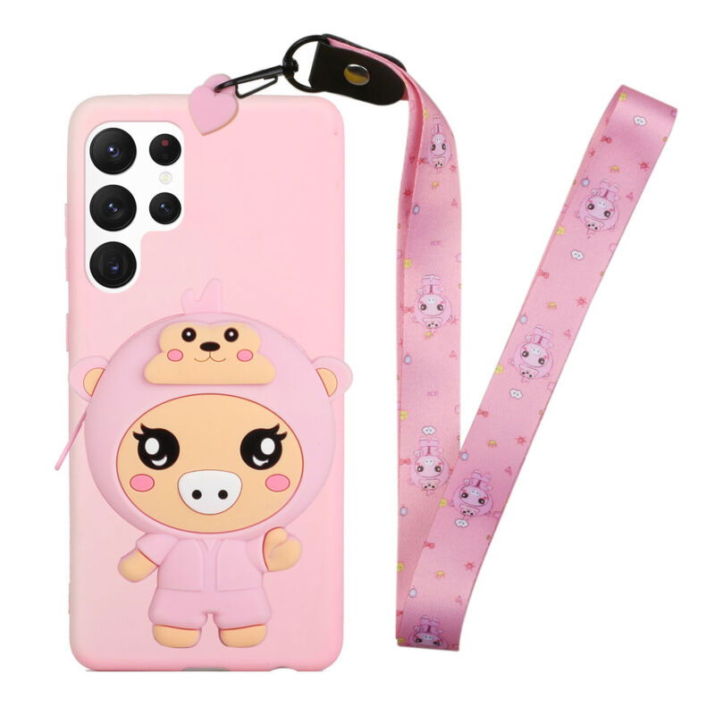 Samsung Galaxy Zipper Pocket Cute Animal Case - carolay.co