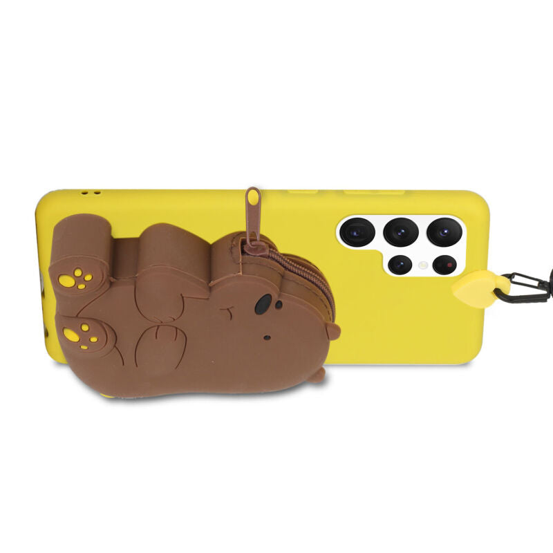 Samsung Galaxy Zipper Pocket Cute Animal Case - carolay.co