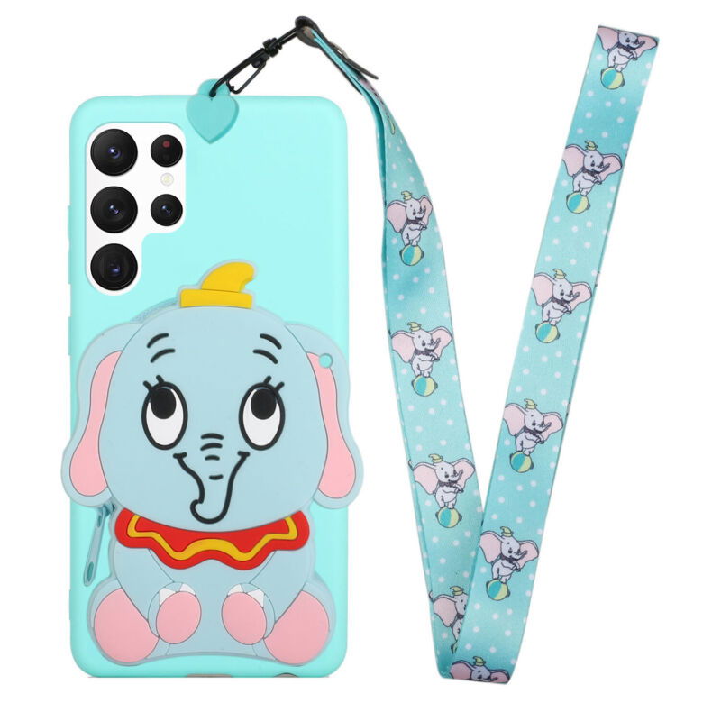 Samsung Galaxy Zipper Pocket Cute Animal Case - carolay.co