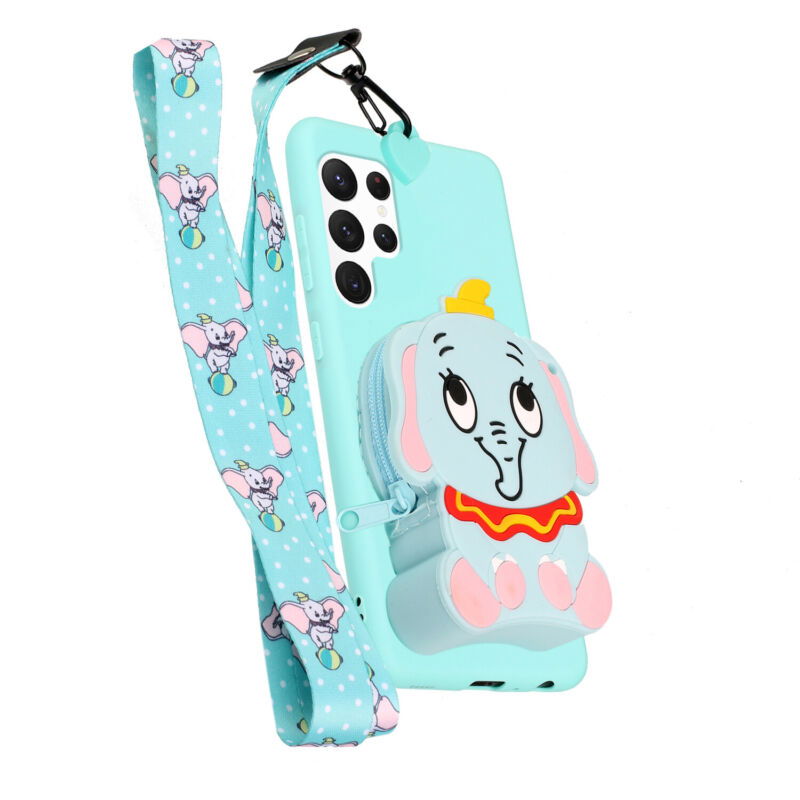 Samsung Galaxy Zipper Pocket Cute Animal Case - carolay.co