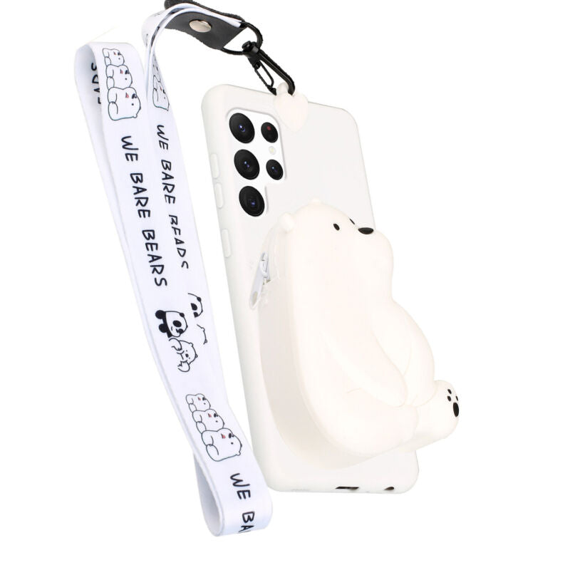 Samsung Galaxy Zipper Pocket Cute Animal Case - carolay.co